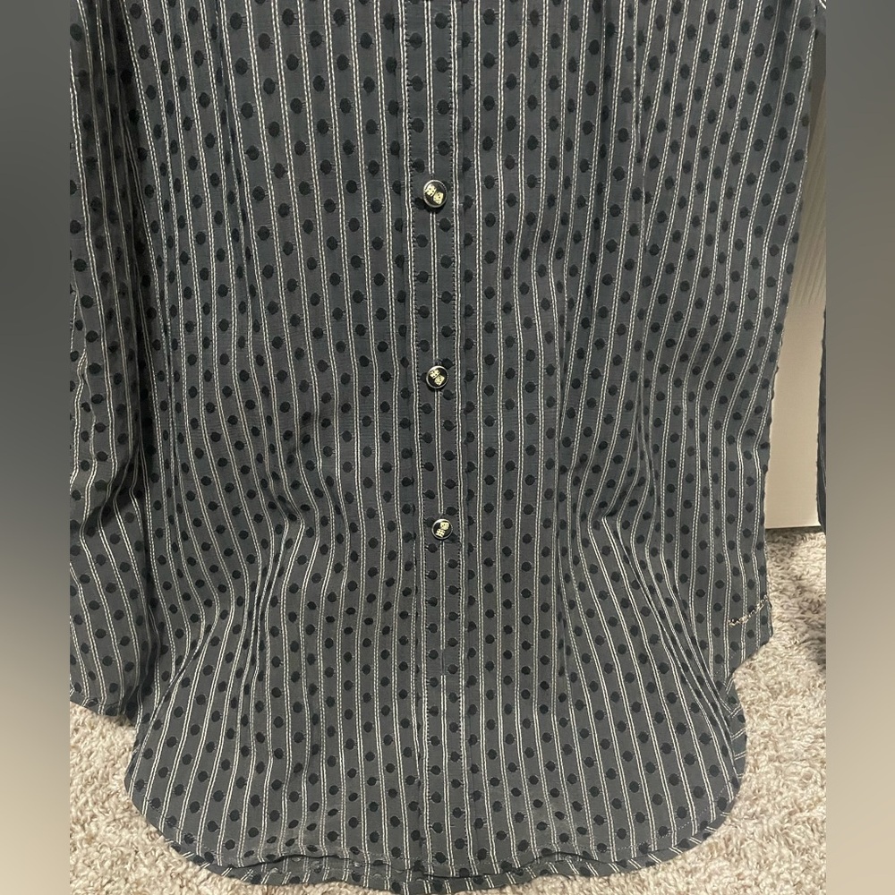 Robert Graham Long Sleeve Button Up Stripped Shirt Dice Casino Themed Buttons XL - Picture 3 of 16